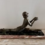 Μπρούτζινο αγαλματίδιο Art Nouveau  (1920)
